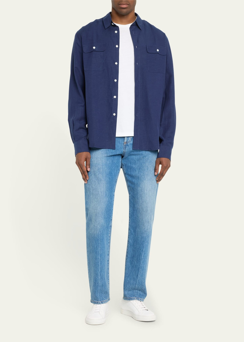 Ralph Lauren Men's Linen Silk Cooper Canvas Shirt outlook