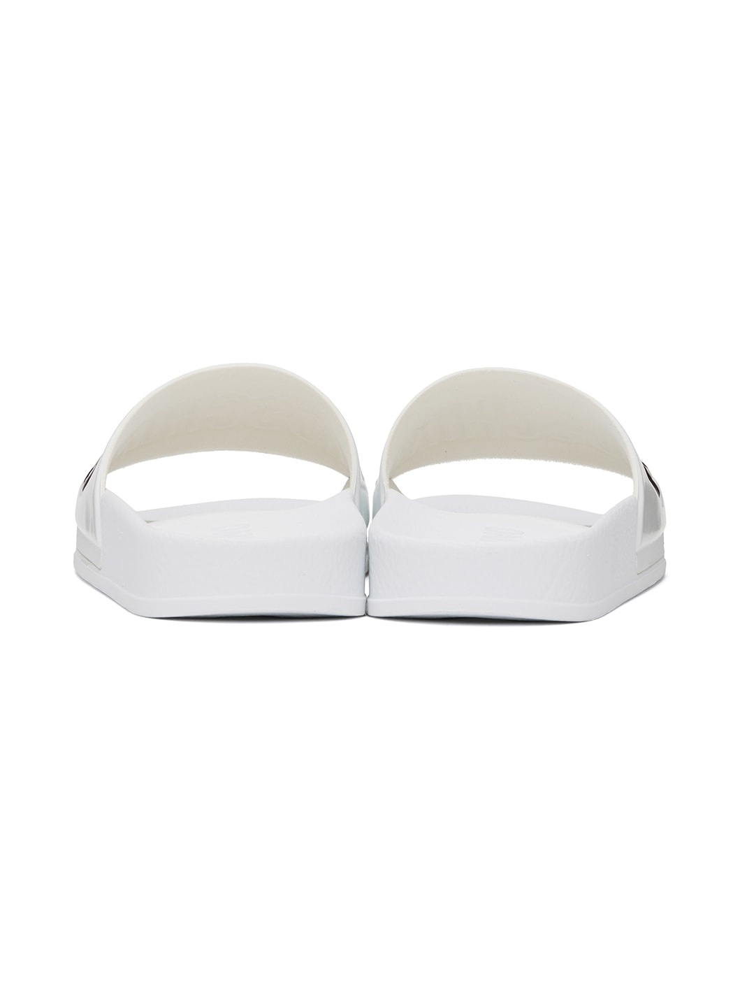 White Pool Slides - 2