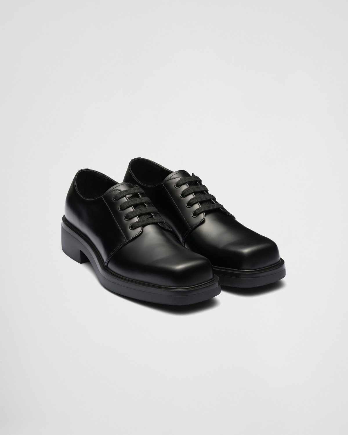 Brushed leather Derby shoes - 2