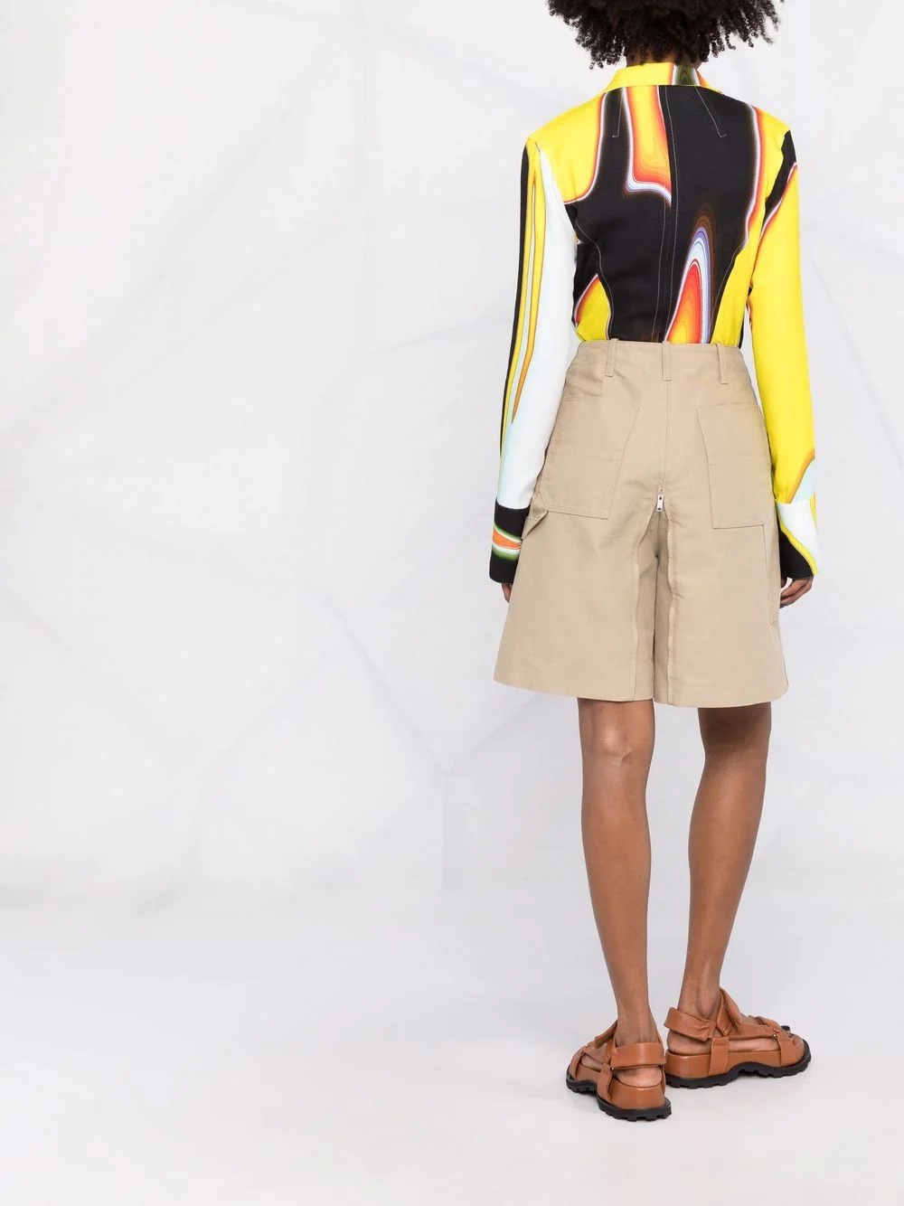 Worker high-waisted skirt - 4