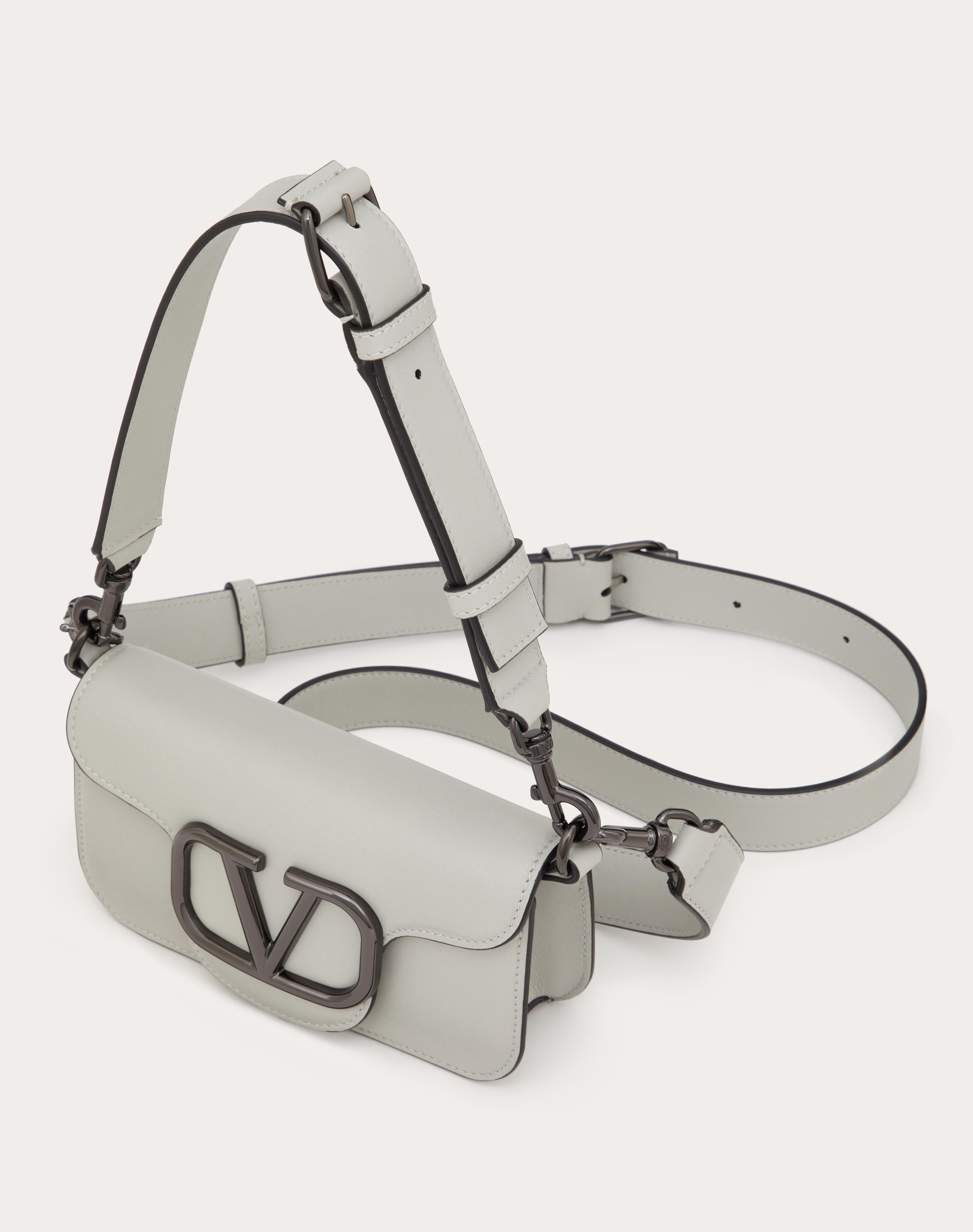MINI VALENTINO GARAVANI LOCÒ CROSSBODY CALFSKIN BAG - 6