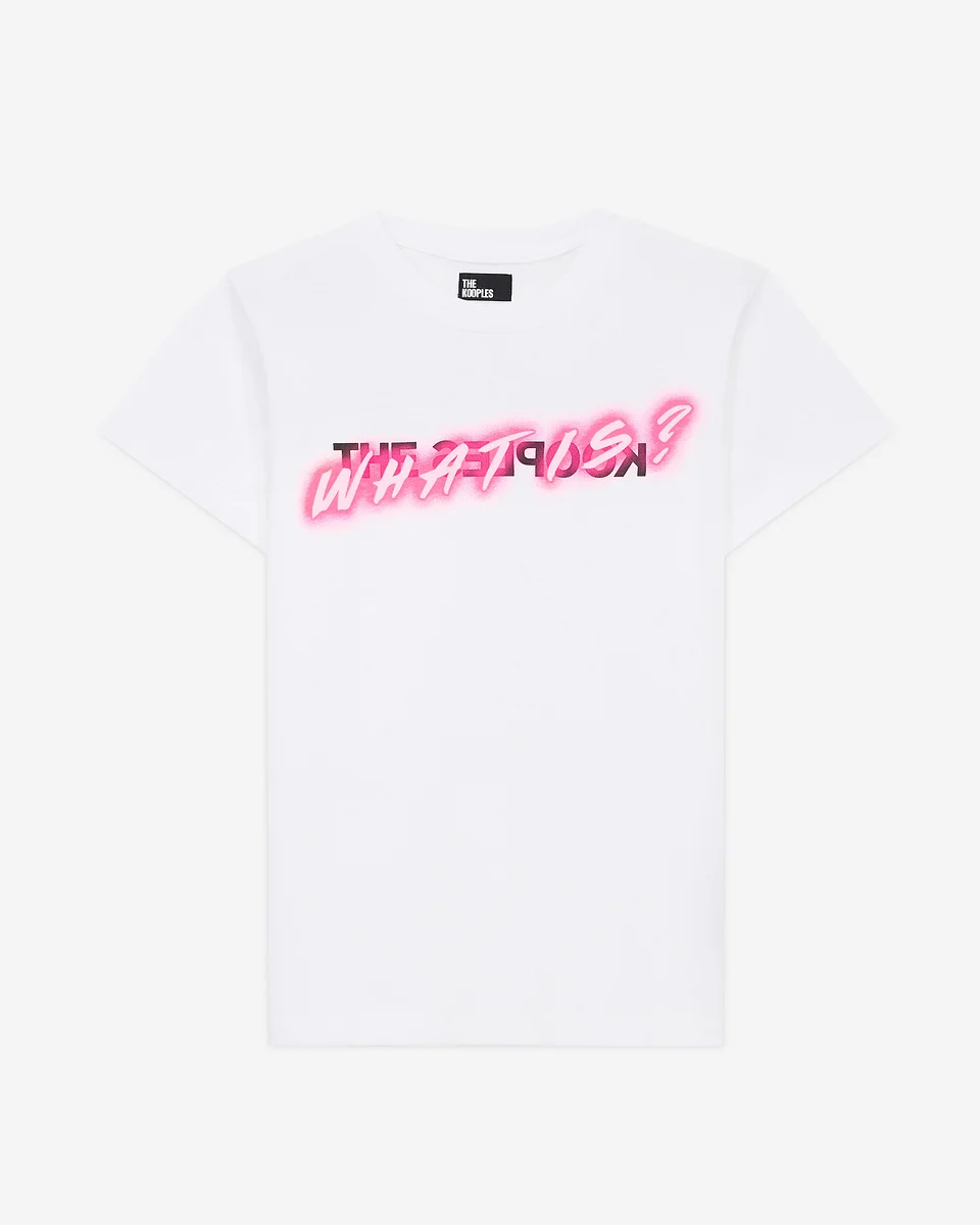 WHAT IS NEON WHITE T-SHIRT - 1