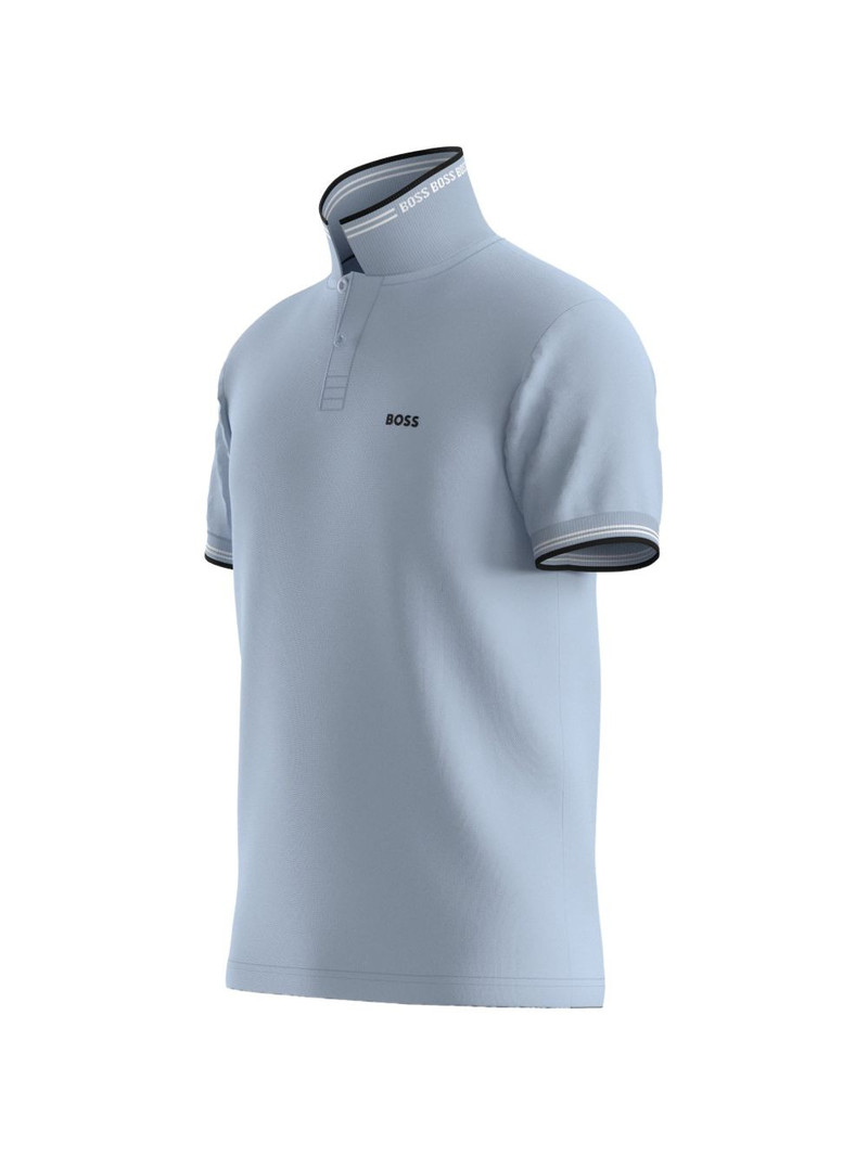 logo trim polo shirt 3