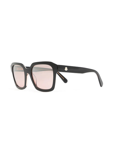 Moncler geometric-frame sunglasses outlook