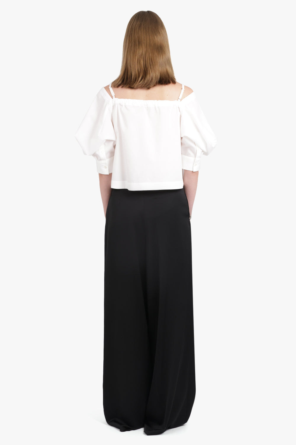 WIDE LEG TAILORED PANTS | MIDNIGHT - 4