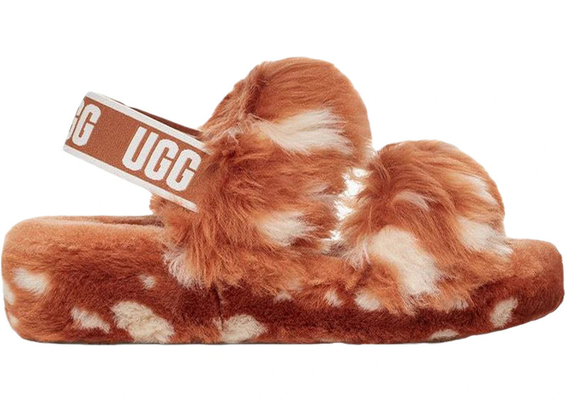 UGG Oh Yeah Slide Natural Spots (Women's) 1