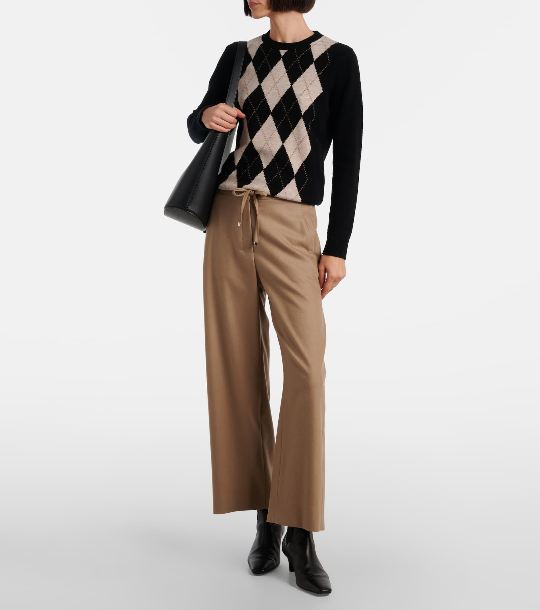 Wool flannel sweatpants - 2