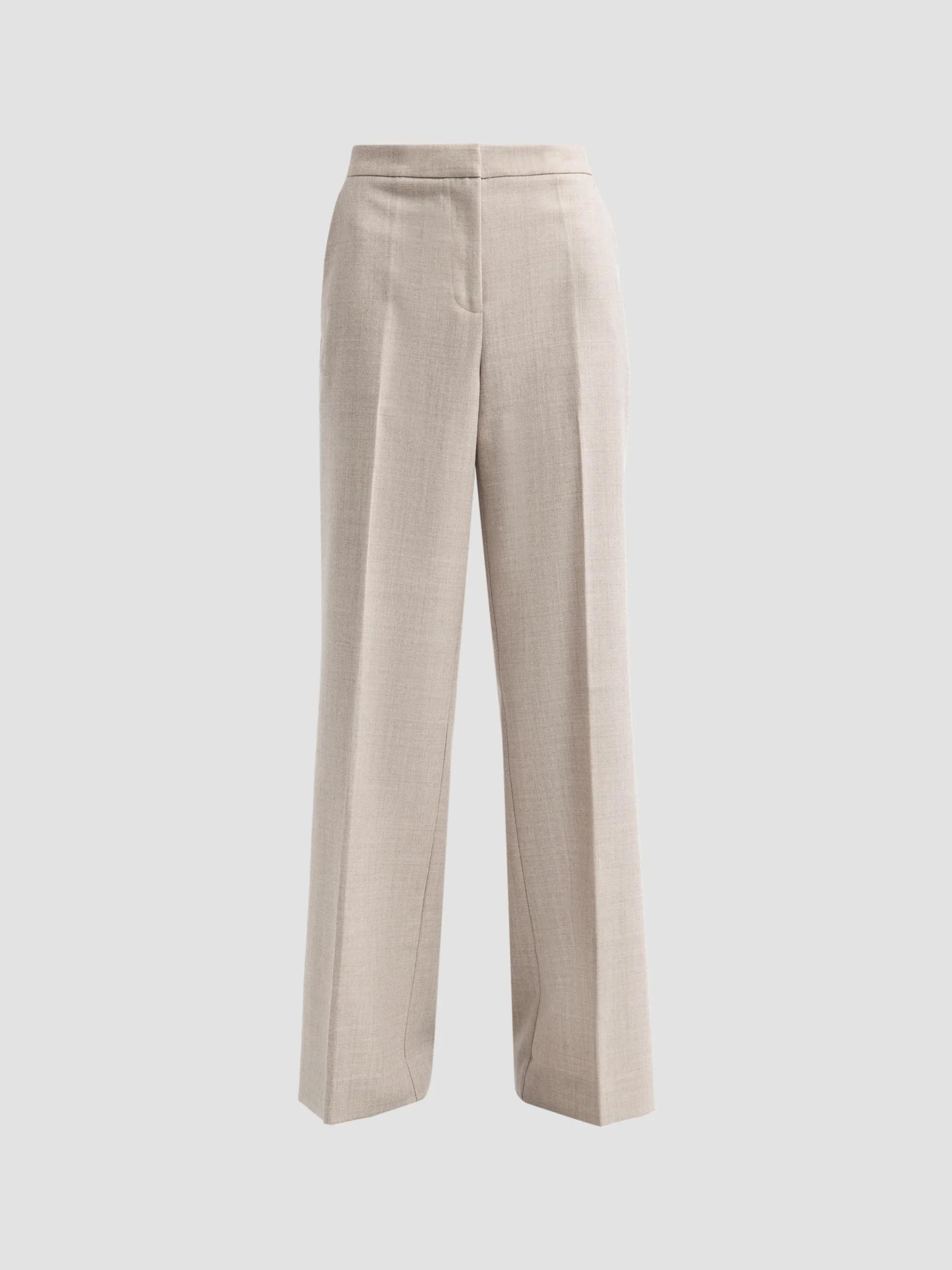 Women's Beck Wool Brushed Twill Pants - Oat - 1