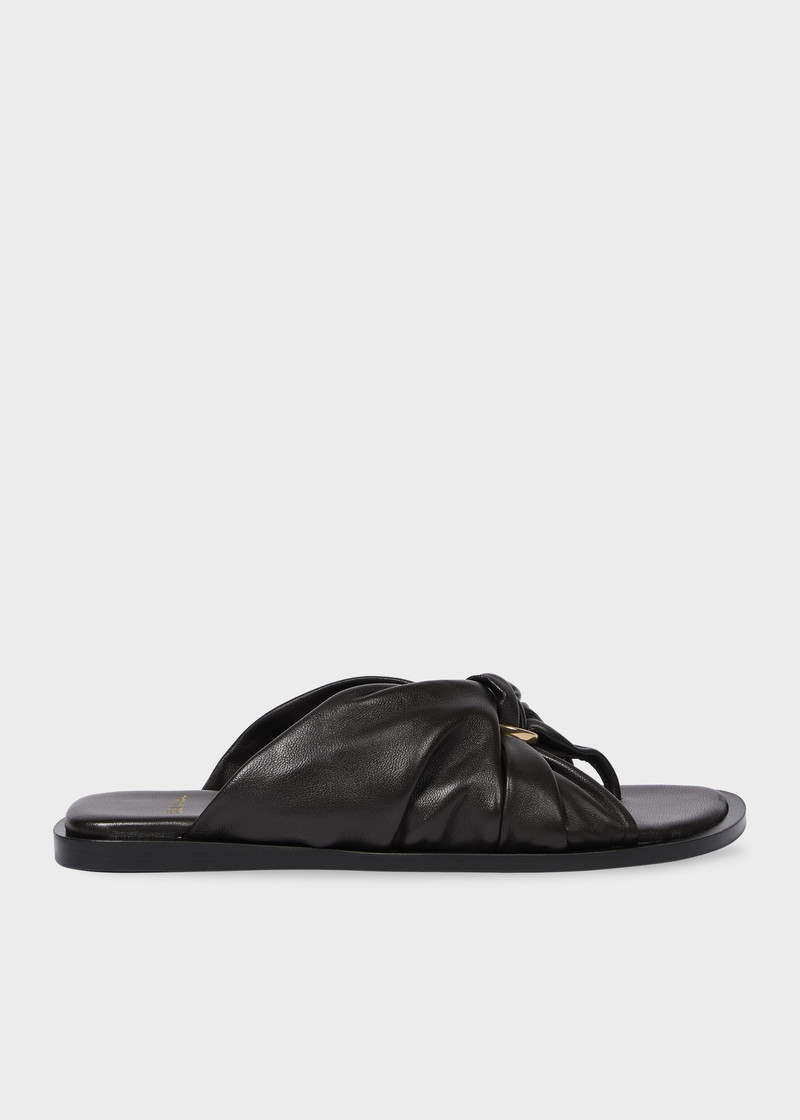 Women's 'Lorrha' Dark Brown Leather Sandals 1
