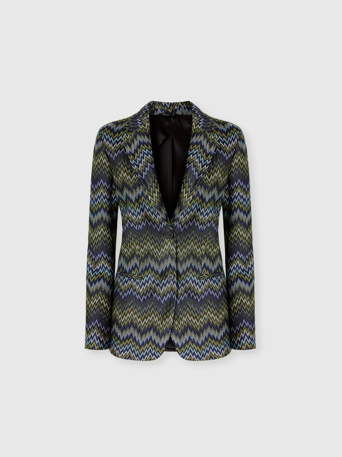 Viscose blazer with snake motif - 1