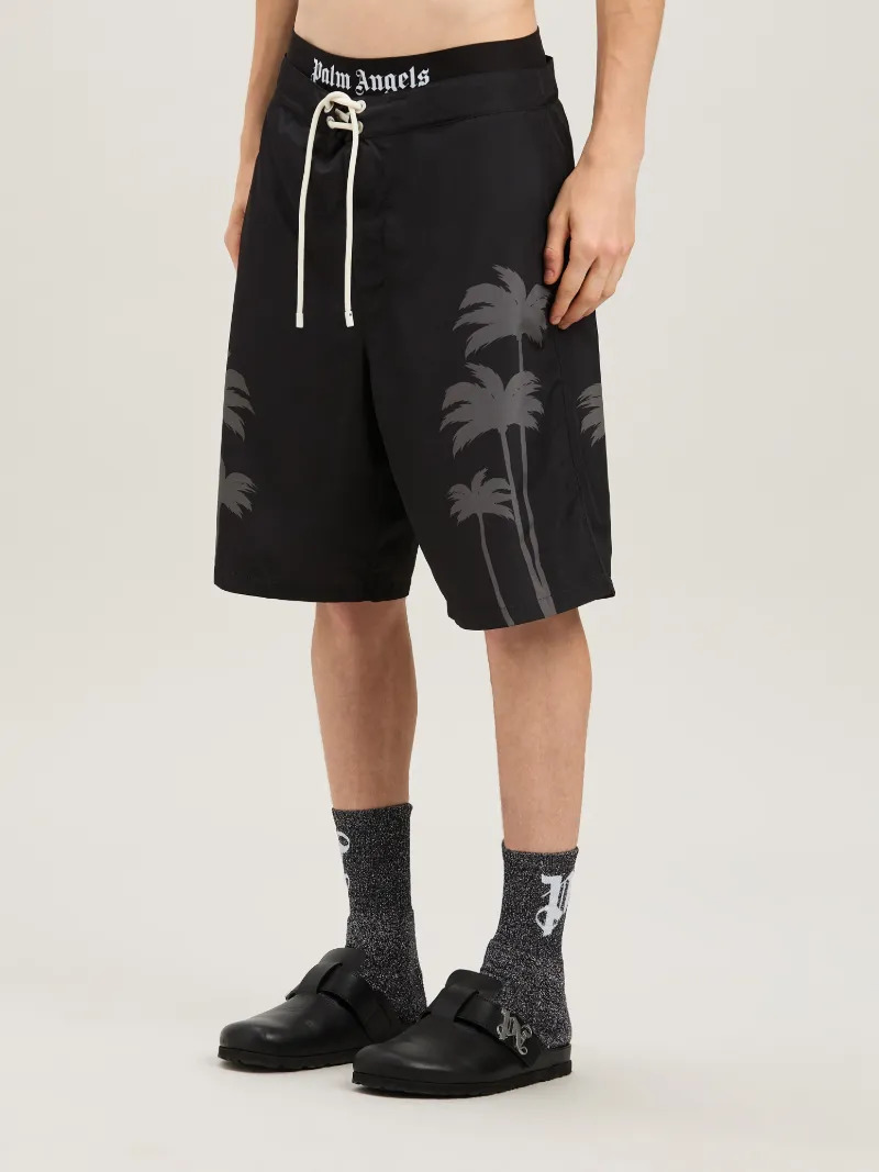 Palms print swim shorts - 4