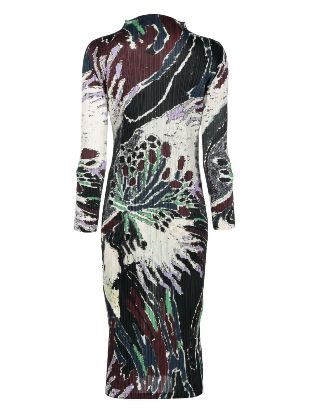 Frosty Forest pleated midi dress - 2