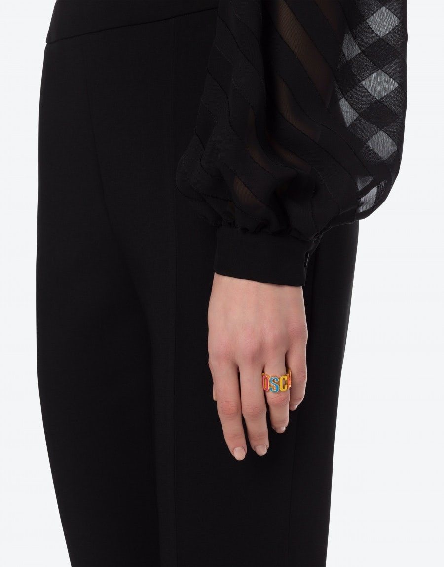 LETTERING LOGO RING - 4