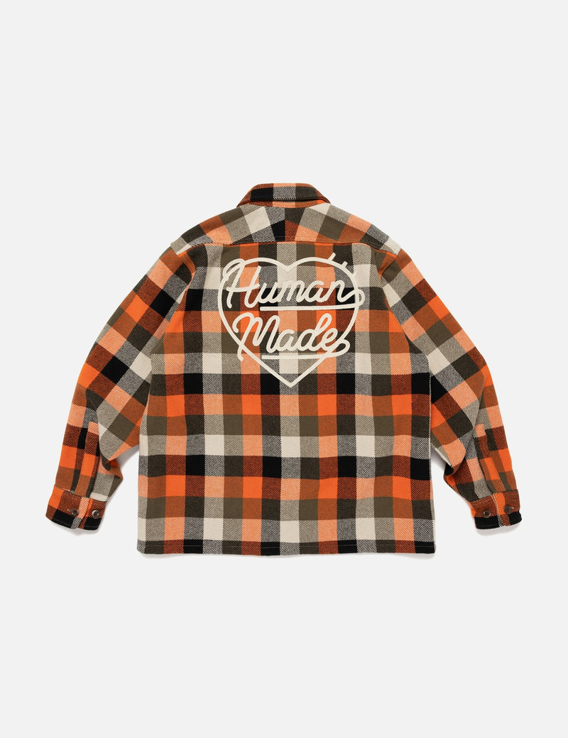 Human Made WOOL CHECK SHIRT JACKET outlook