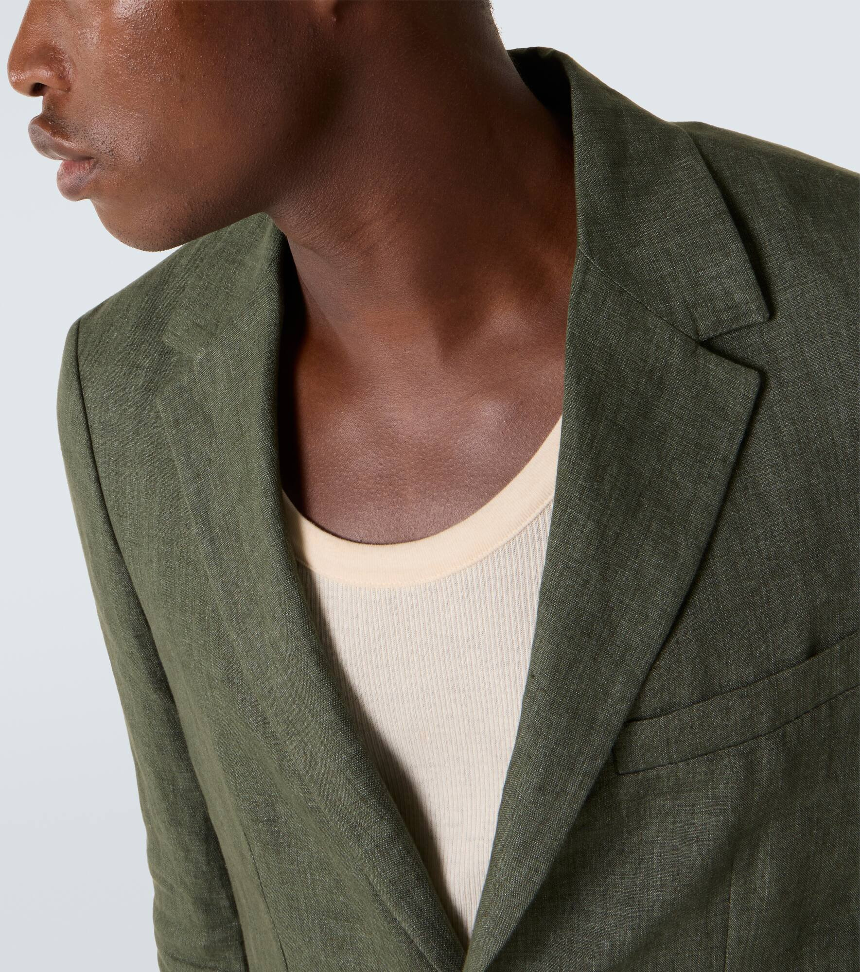 Linen blazer - 5