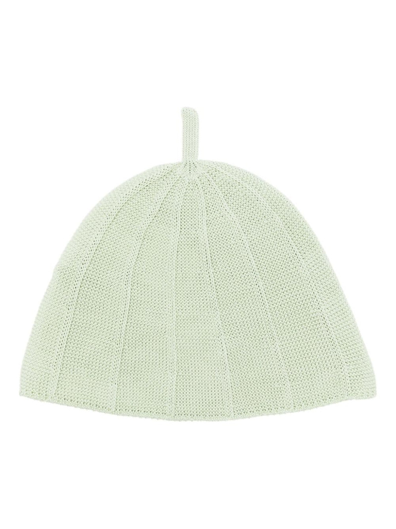 Blooming cotton panelled beanie 1
