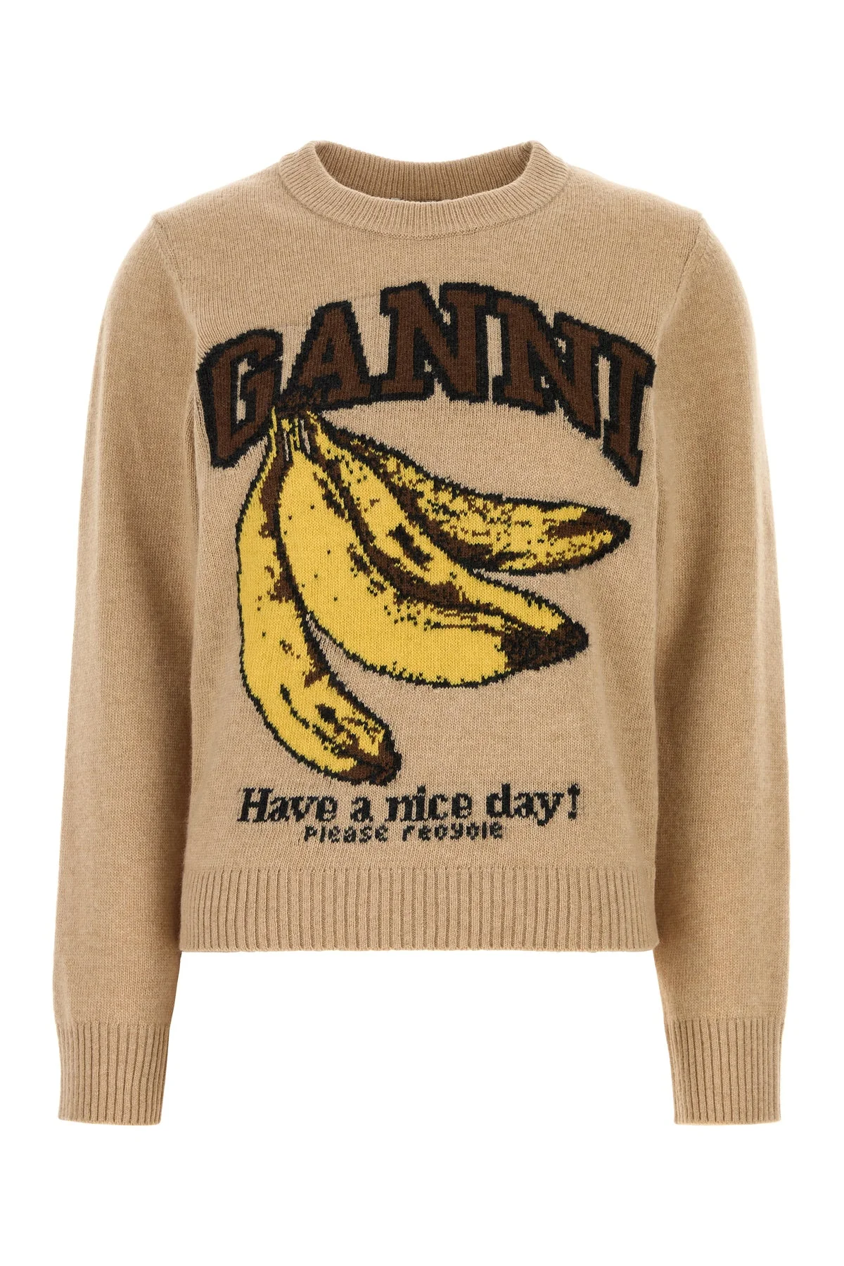 Cappuccino wool blend sweater - 1