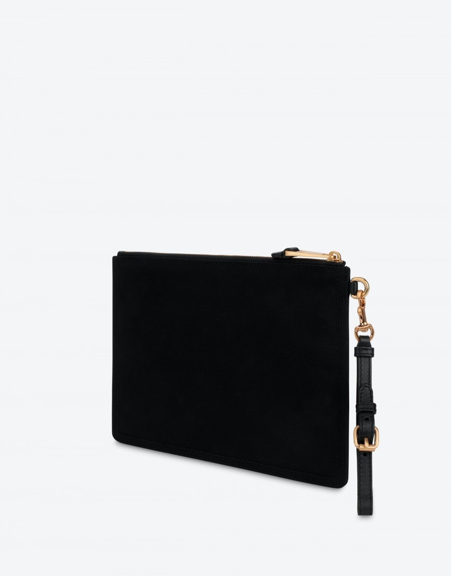 MOSCHINO COUTURE CORDURA NYLON CLUTCH - 2