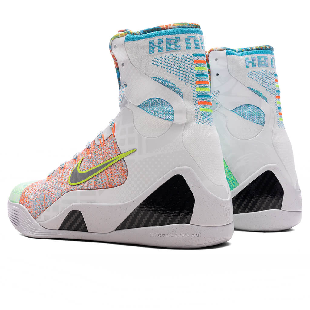 KOBE IX ELITE HIGH PROTRO 'WHAT THE KOBE?' - WHITE/REFLECTIVE SILVER/CHLORINE BLUE - 3