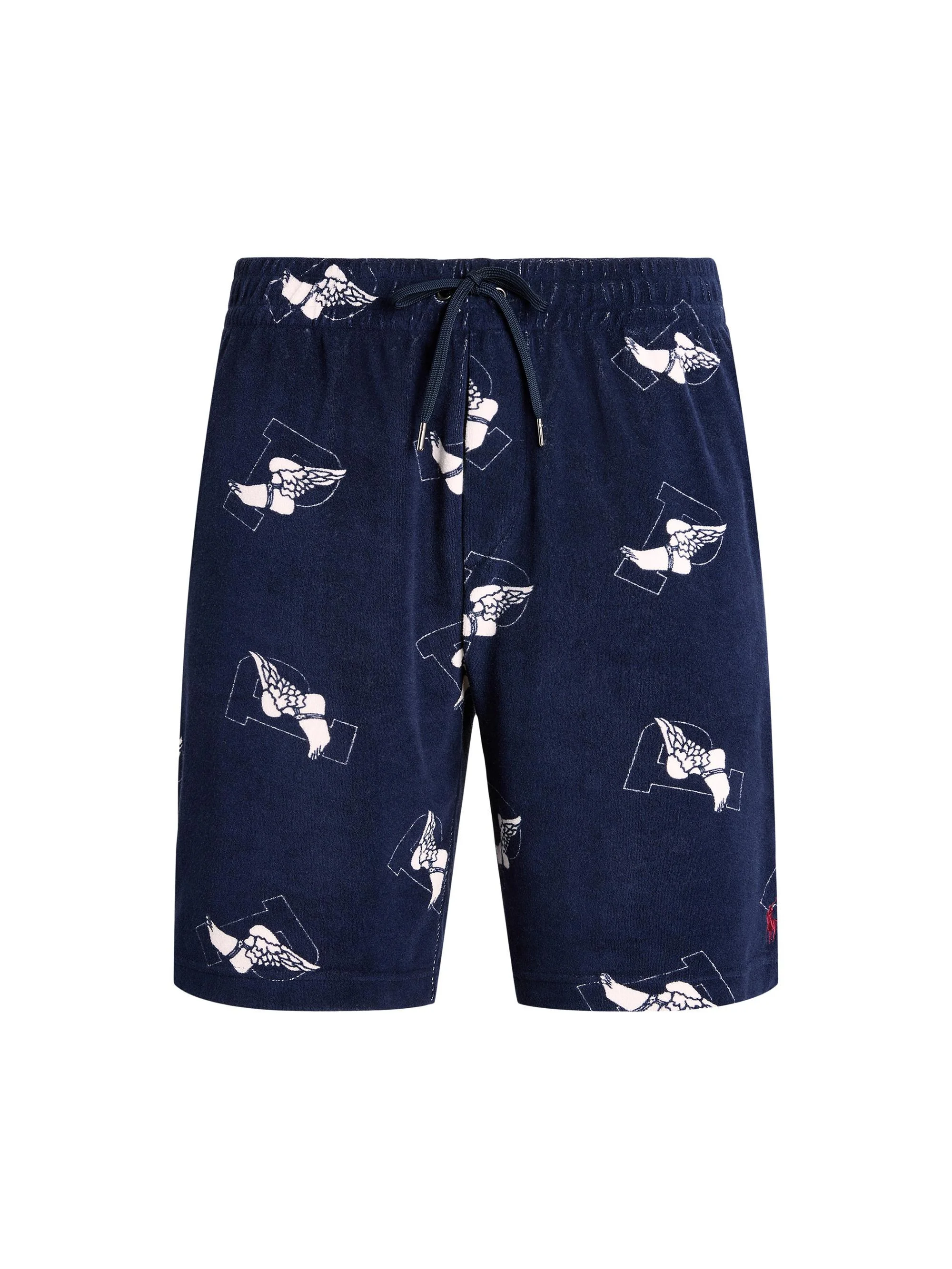 Men's P-Wing Cotton-Blend Shorts - Cruise Navy Wing Toss - 1