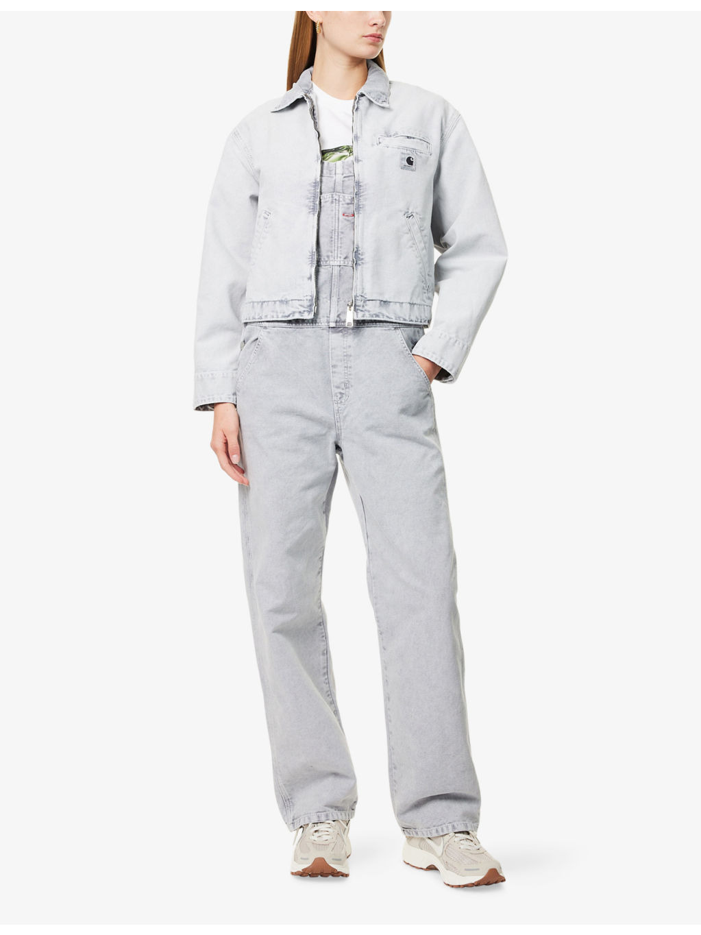 W' Emery Corduroy-Collar Denim Jacket - 2
