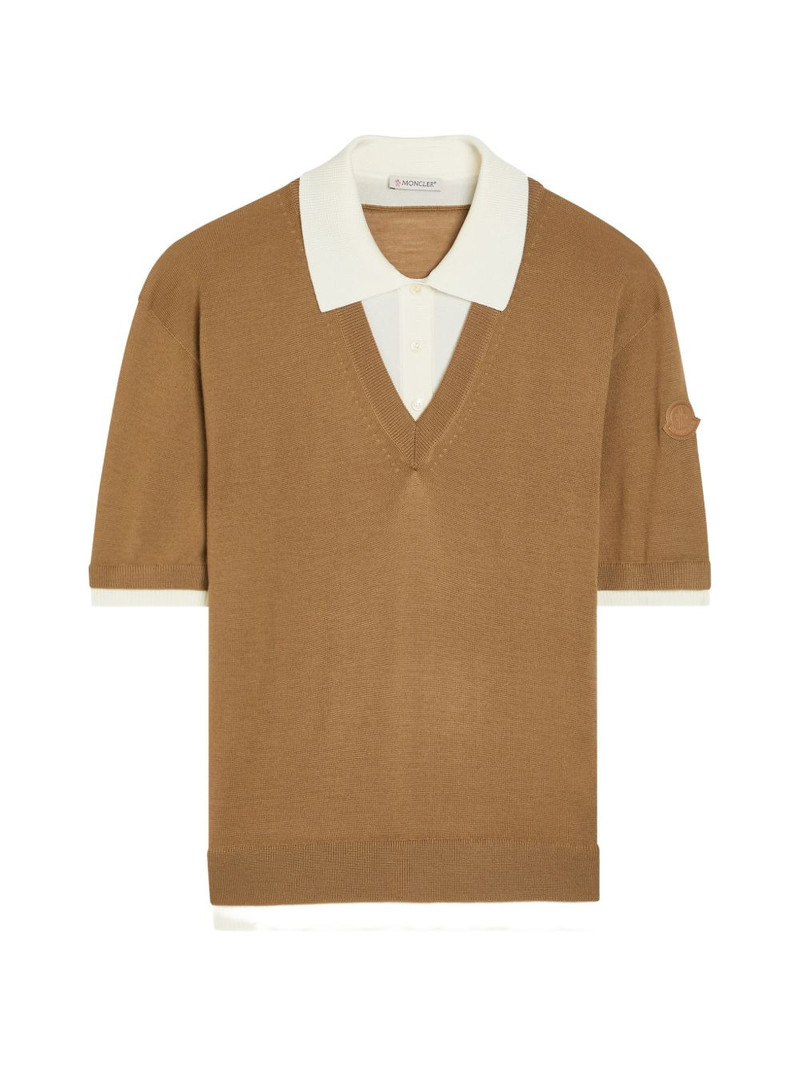 wool V-neck sweater 1