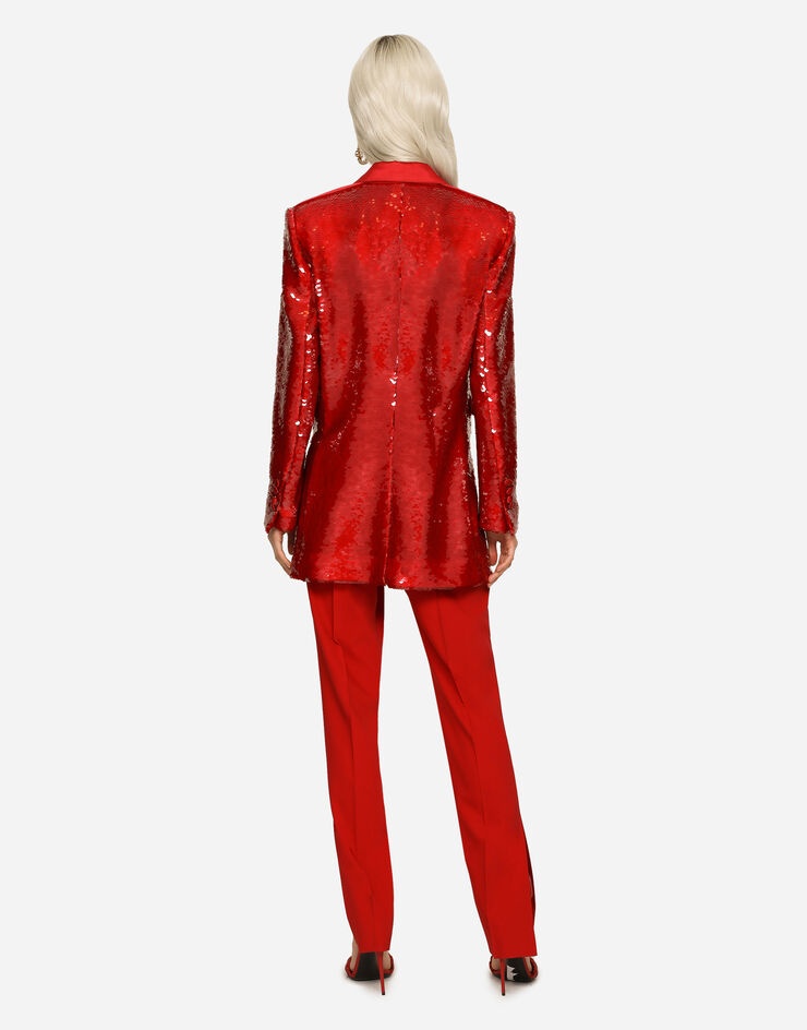 Woolen pants with slits - 3
