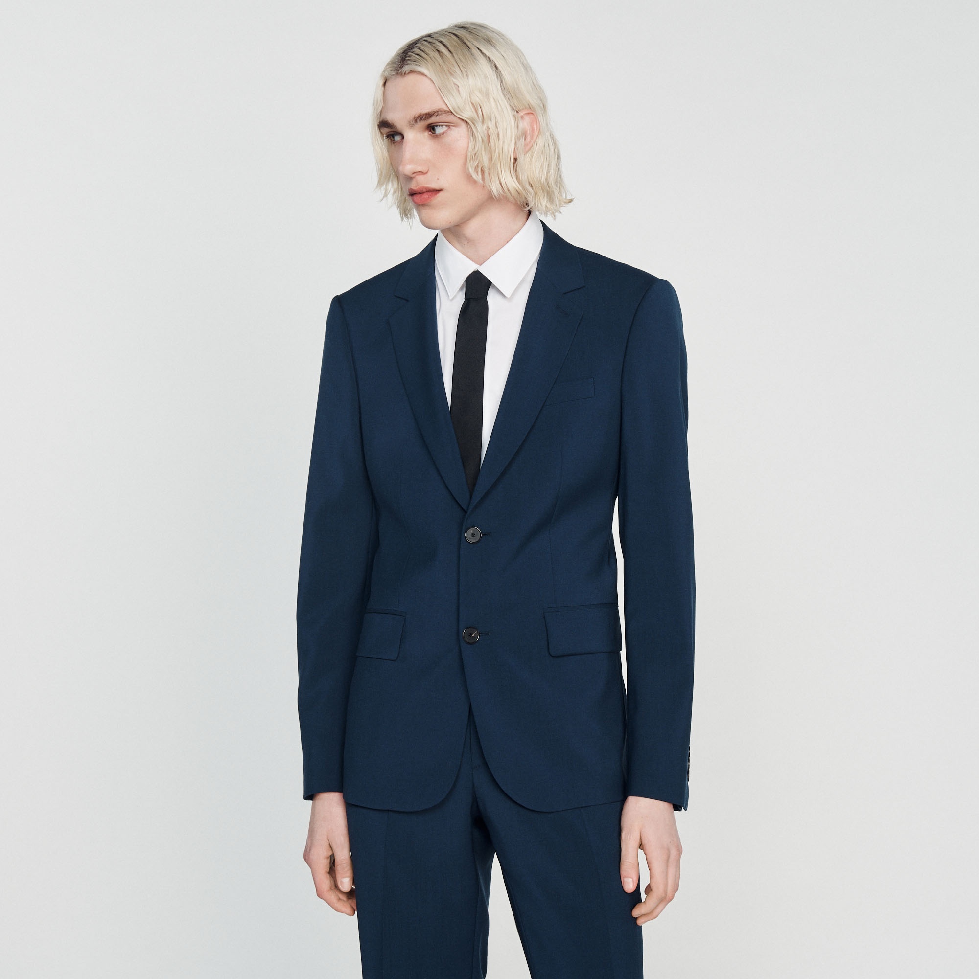 Virgin wool suit jacket - 3