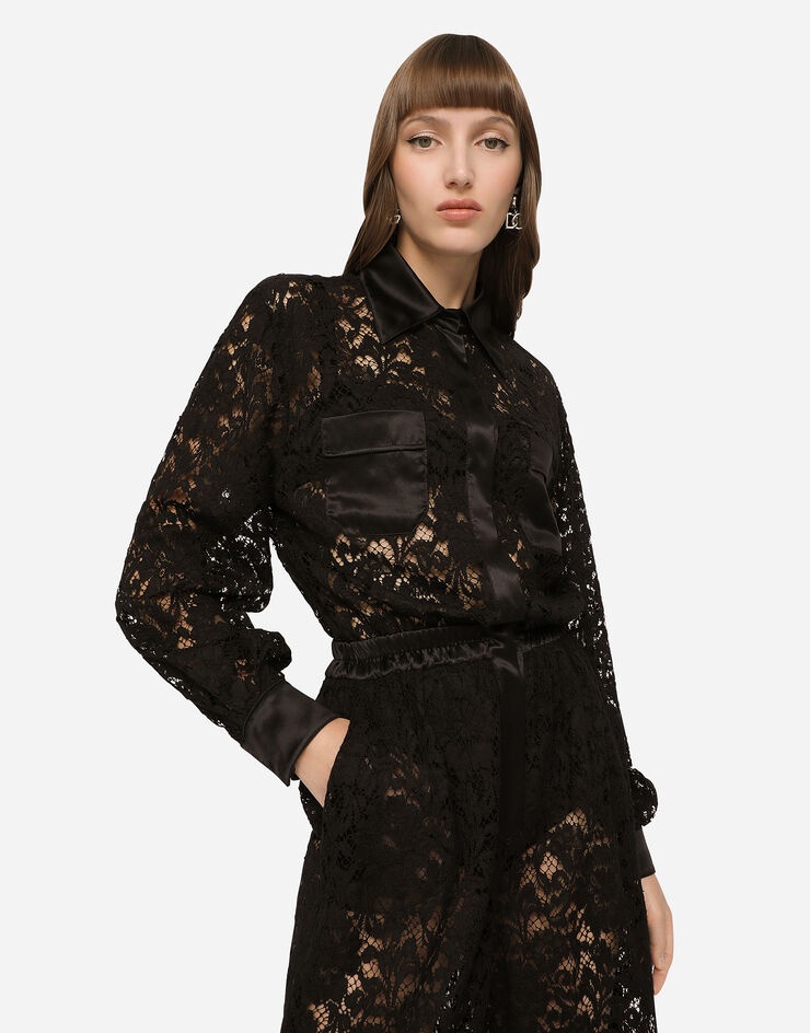 Cordonetto lace jumpsuit - 4