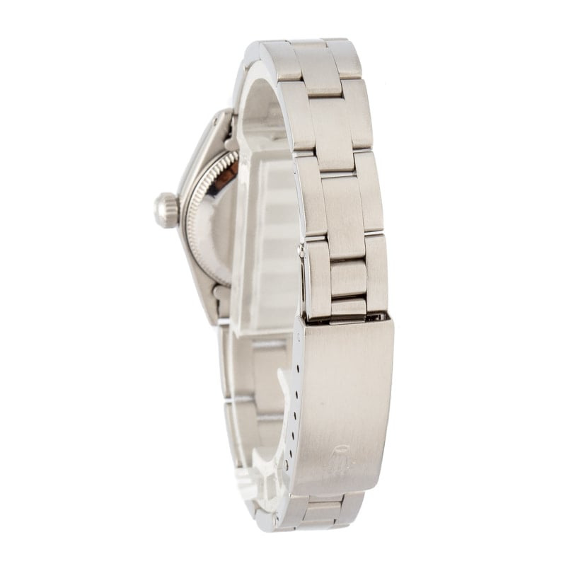 Rolex Oyster Perpetual 67180 Silver Dial - 3