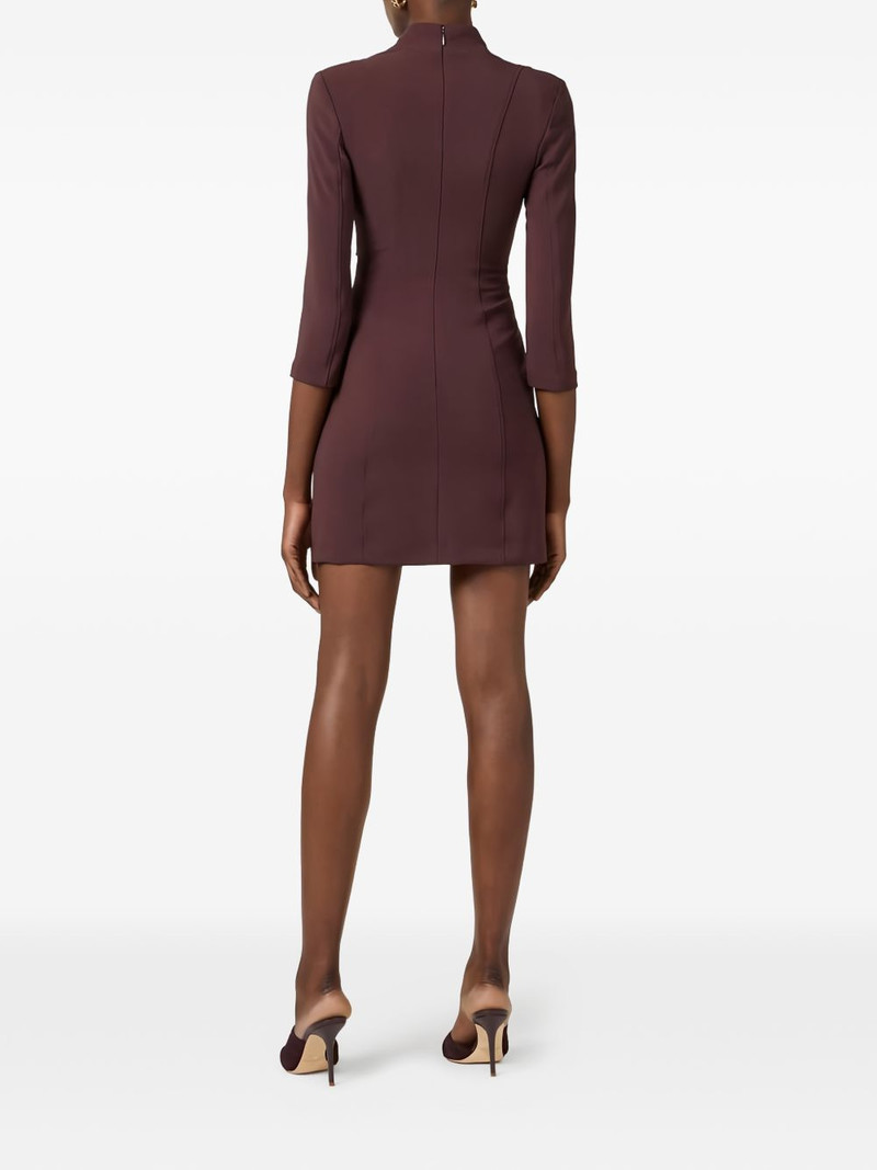 V-neck mini dress 3