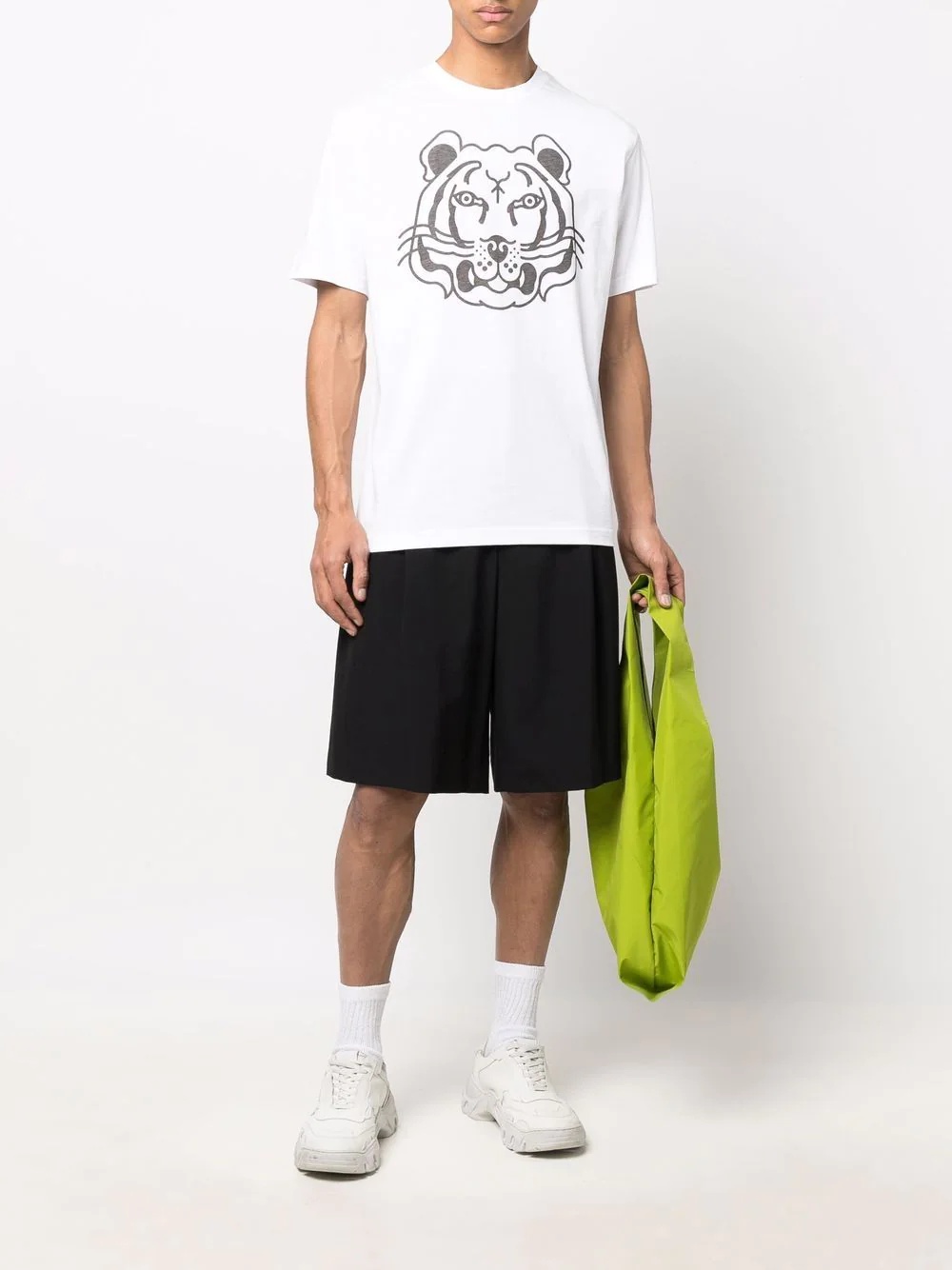 Tiger Head print T-shirt - 2