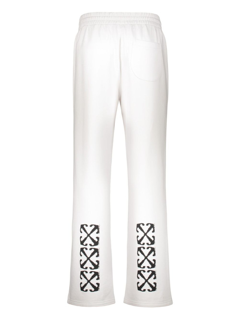 Off-White logo-print trousers outlook