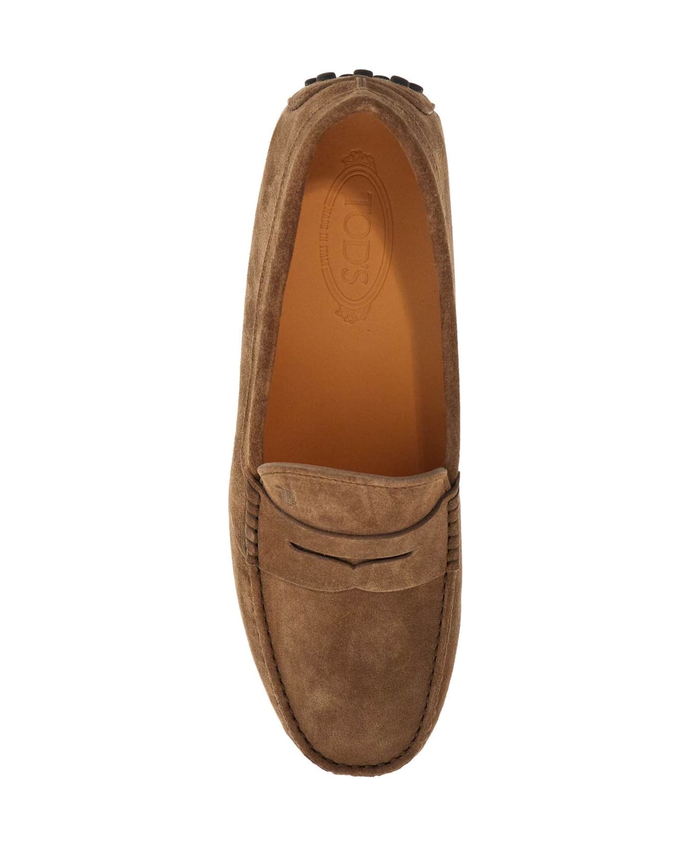 Light Walnut Leather Driving Moccasin - 2
