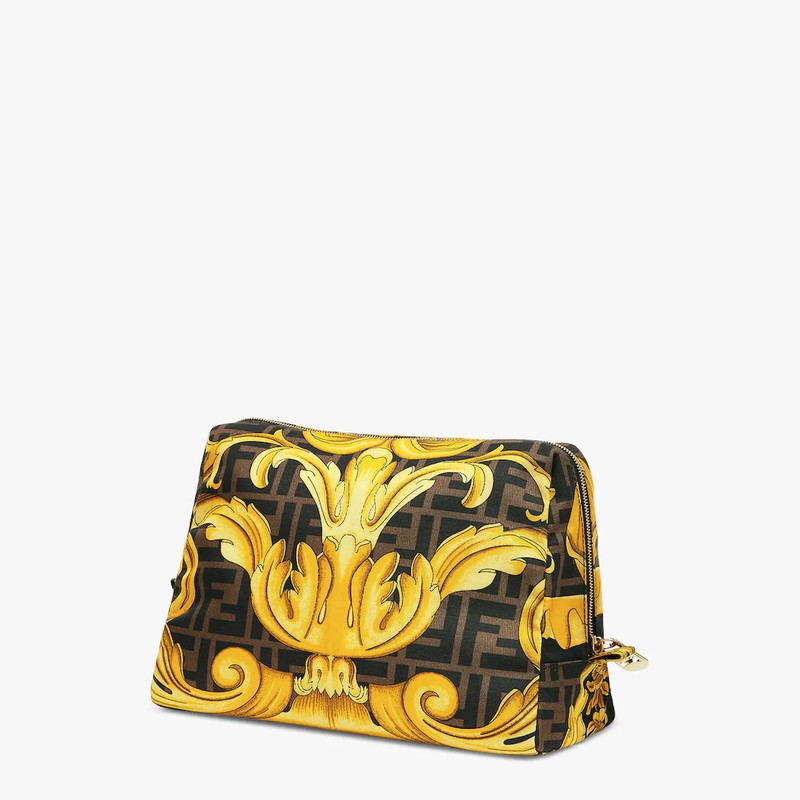 FENDI Fendace Multicolor nylon  toiletry case outlook
