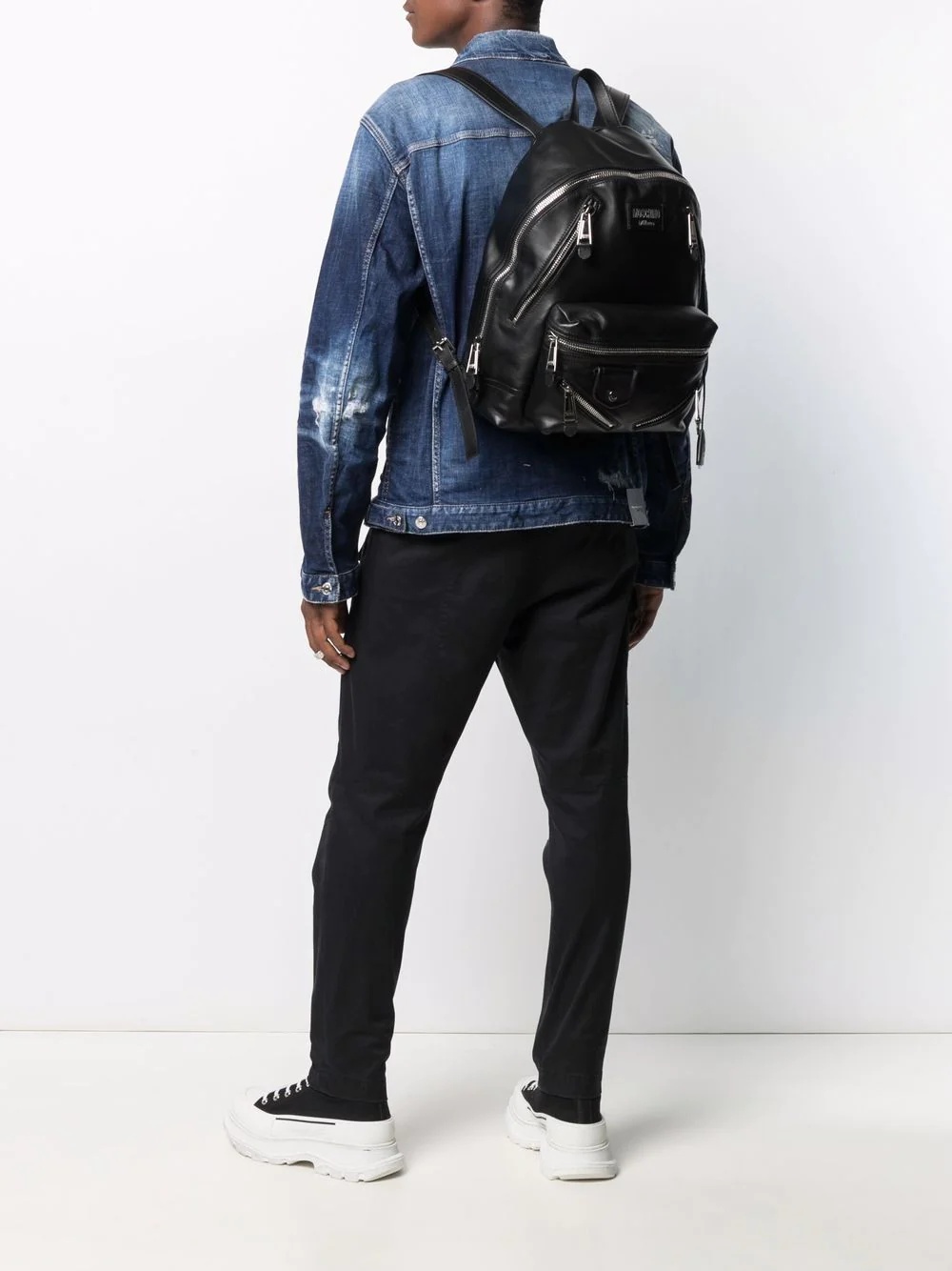 biker-style backpack - 2