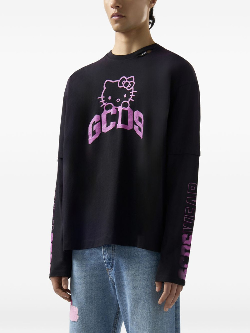 x Hello Kitty long-sleeved cotton T-shirt 4