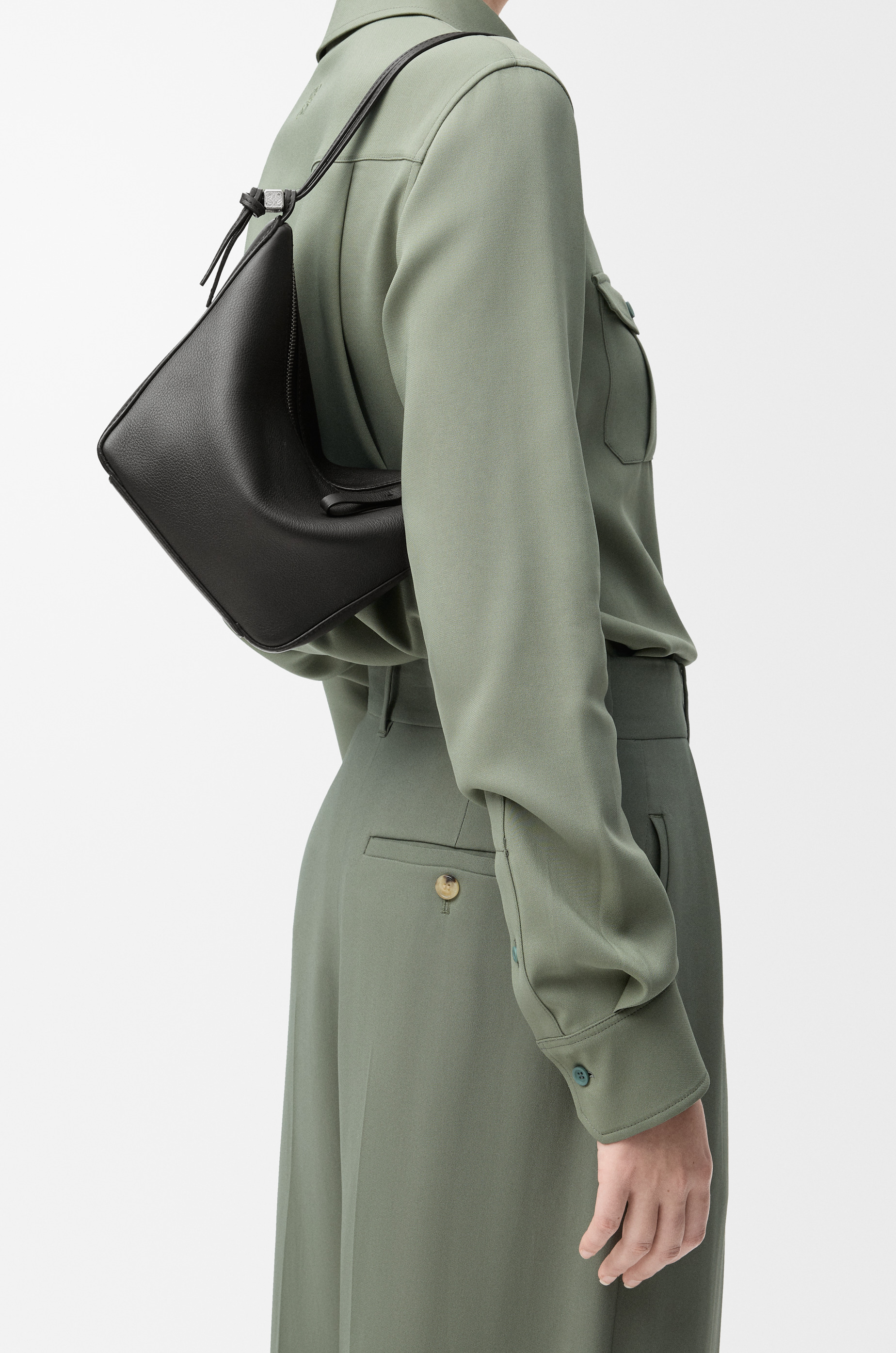Mini Hammock Hobo bag in classic calfskin - 3