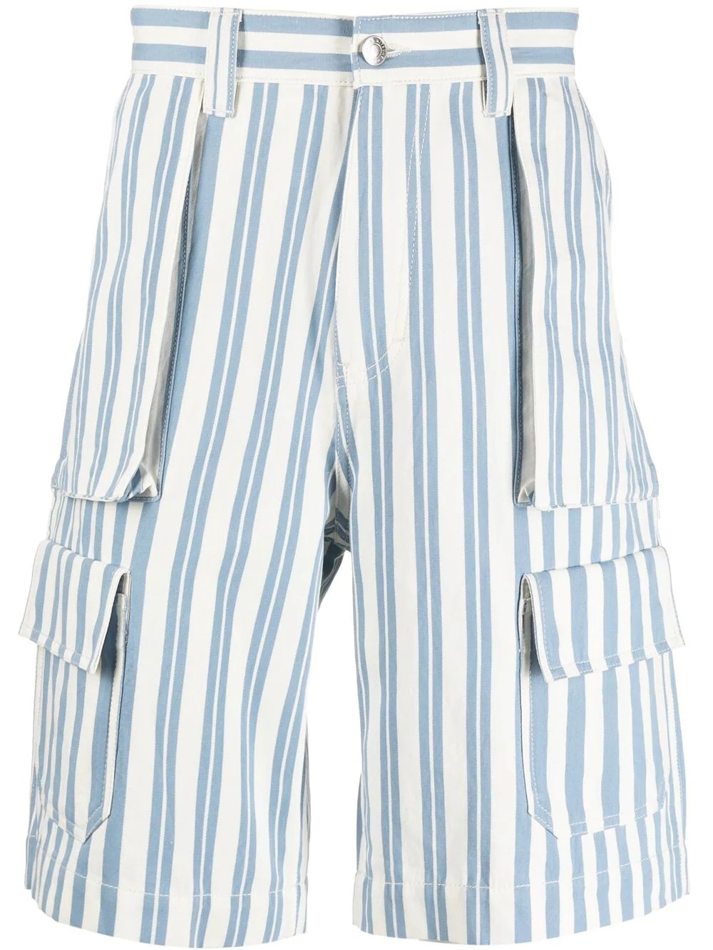 striped deck shorts - 1