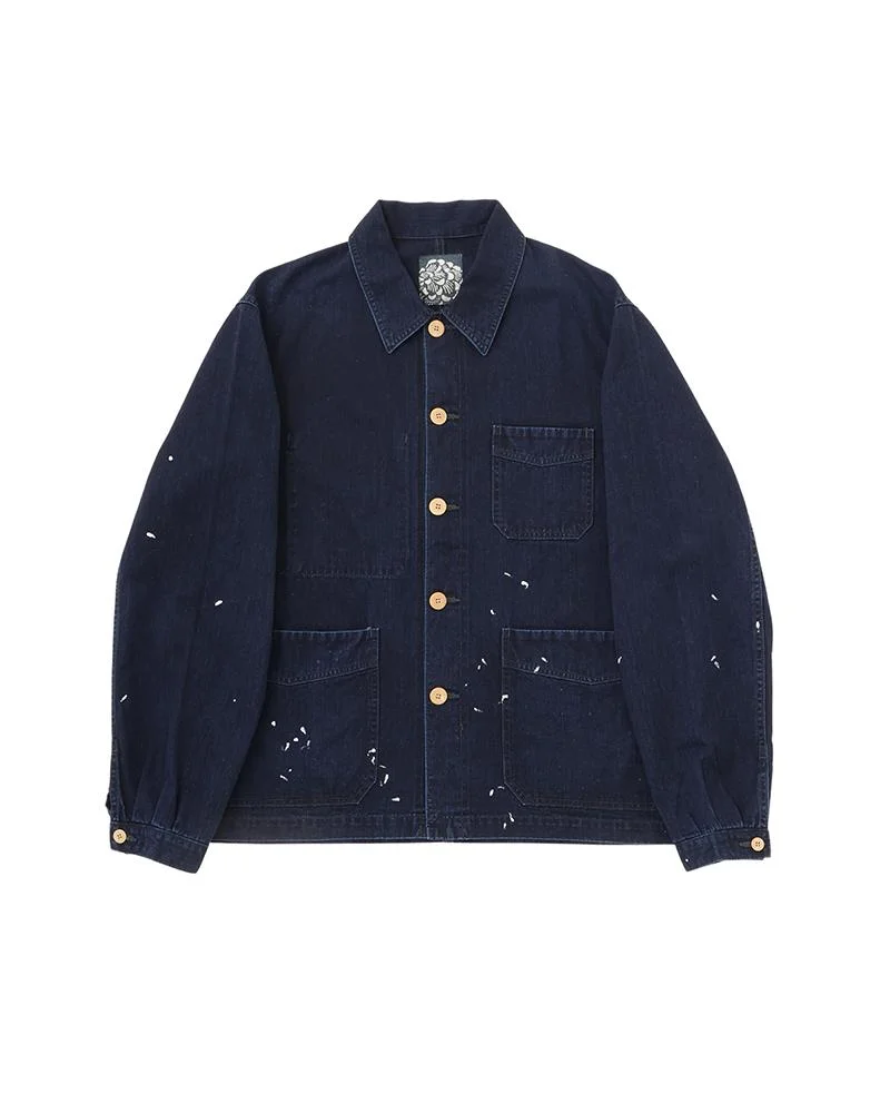 TRAVAIL COVERALL DMGD INDIGO - 1