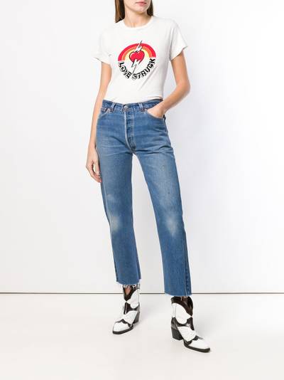 RE/DONE Stove pipe denim cropped jeans outlook