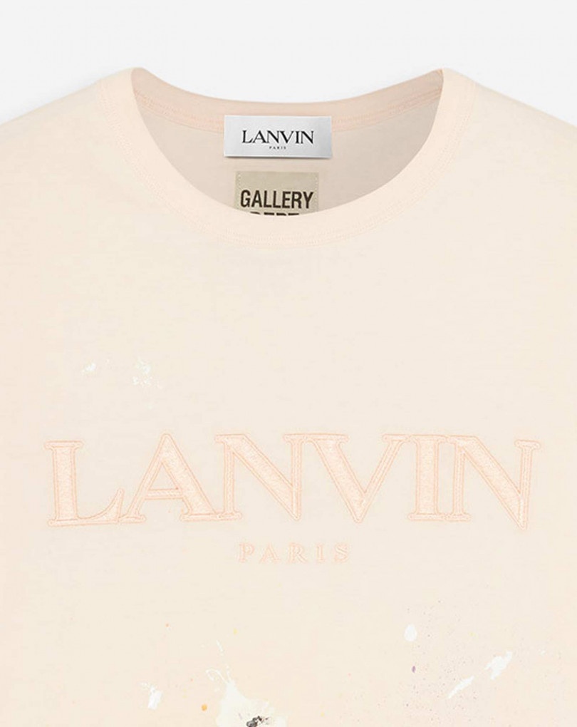LANVIN SHORT SLEEVE EMBROIDERED T-SHIRT WOMEN - 3