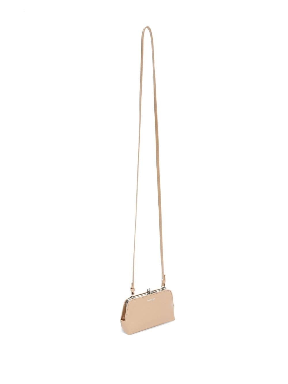 logo-embossed crossbody leather bag - 3