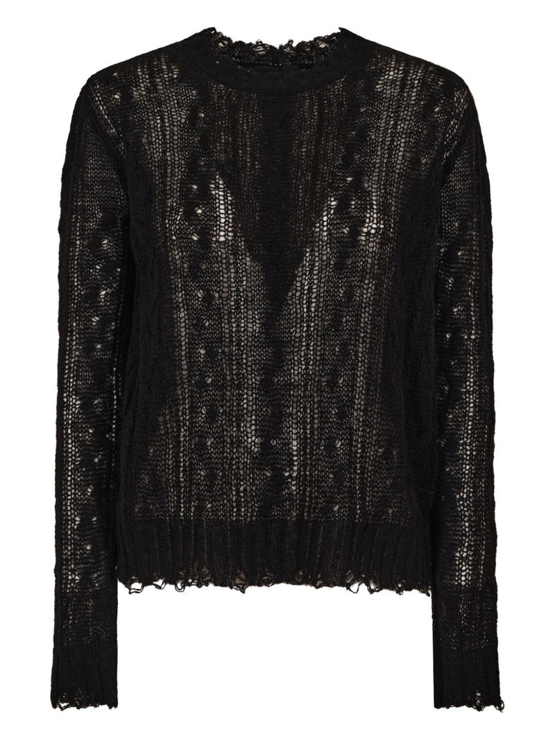 open-work ruffled jumper 1