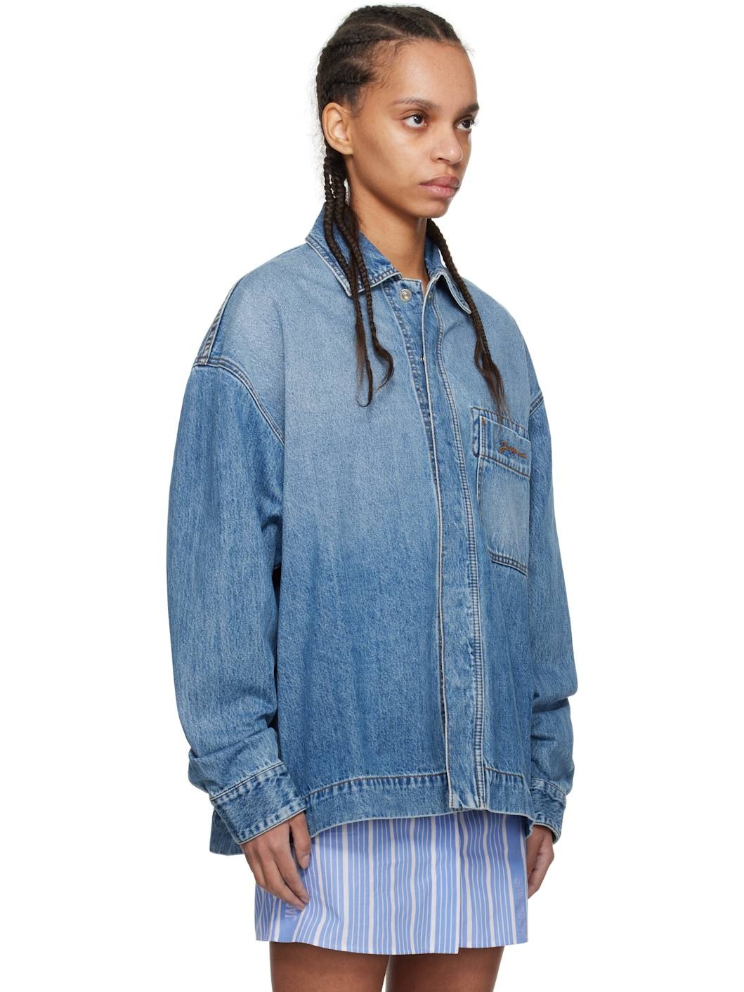 Blue La Casa 'The de-Nîmes' Denim Shirt - 2