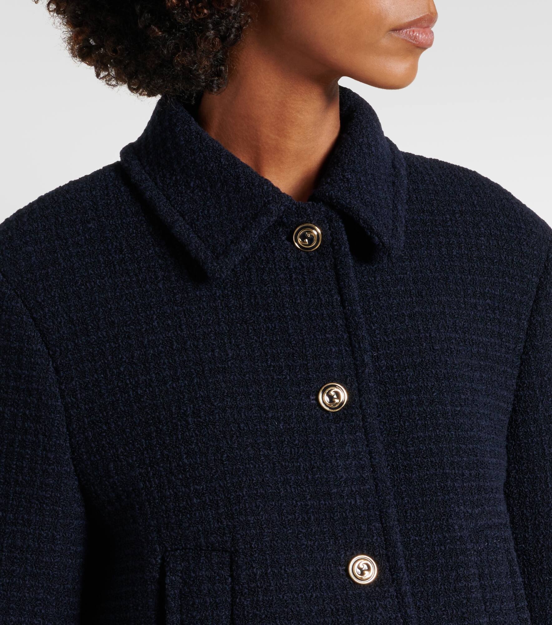 Wool-blend bouclé jacket - 4