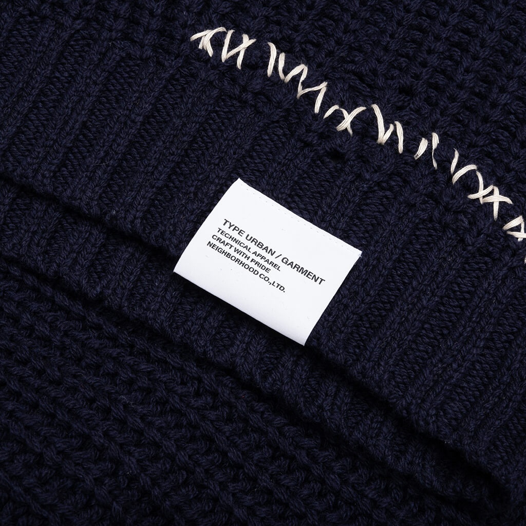SAVAGE CREWNECK SWEATER - NAVY - 3