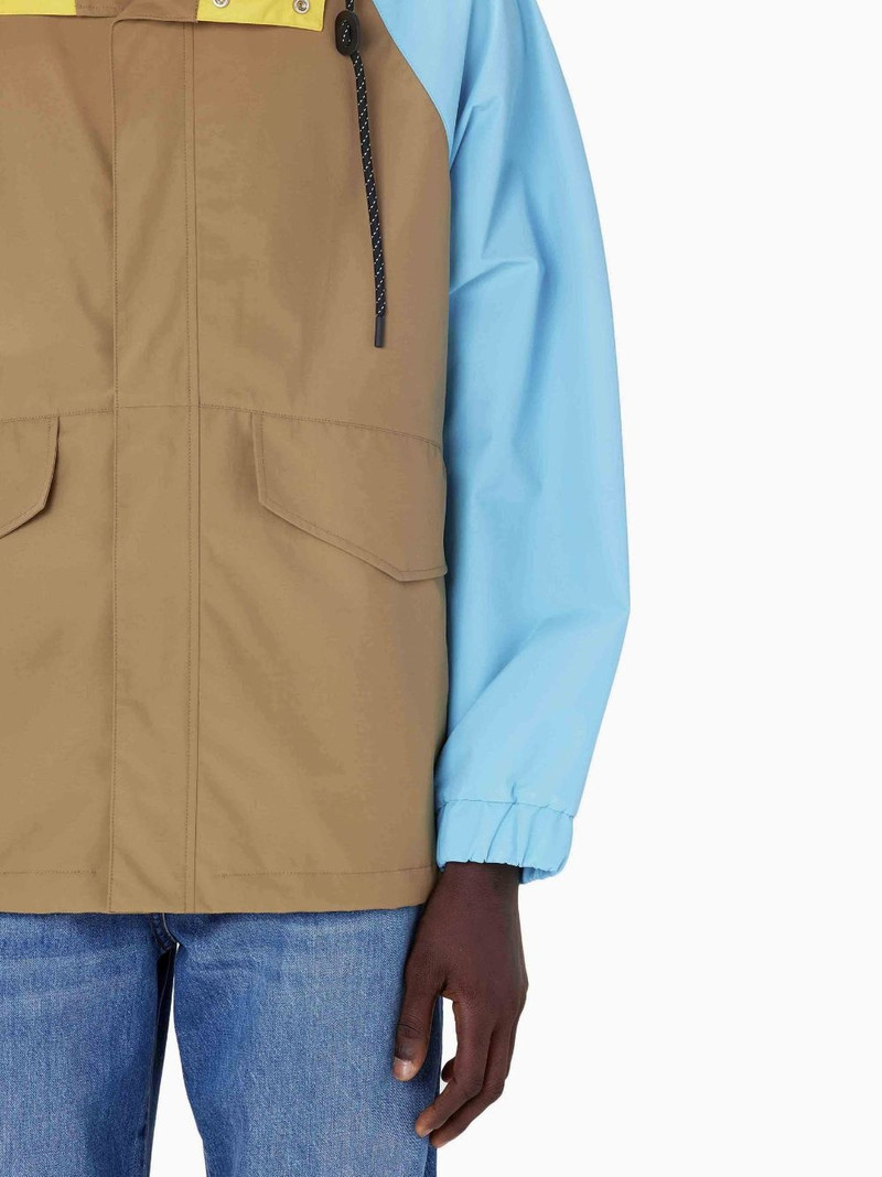 SHORT COLOUR BLOCK PARKA JACKET 5