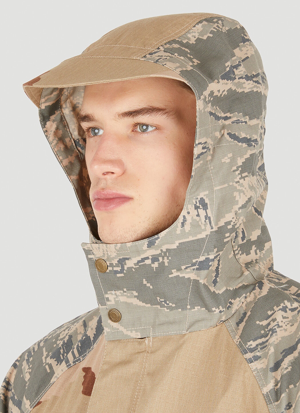 Marine Serre Desert Damask Windbreaker Coat | lncc | REVERSIBLE