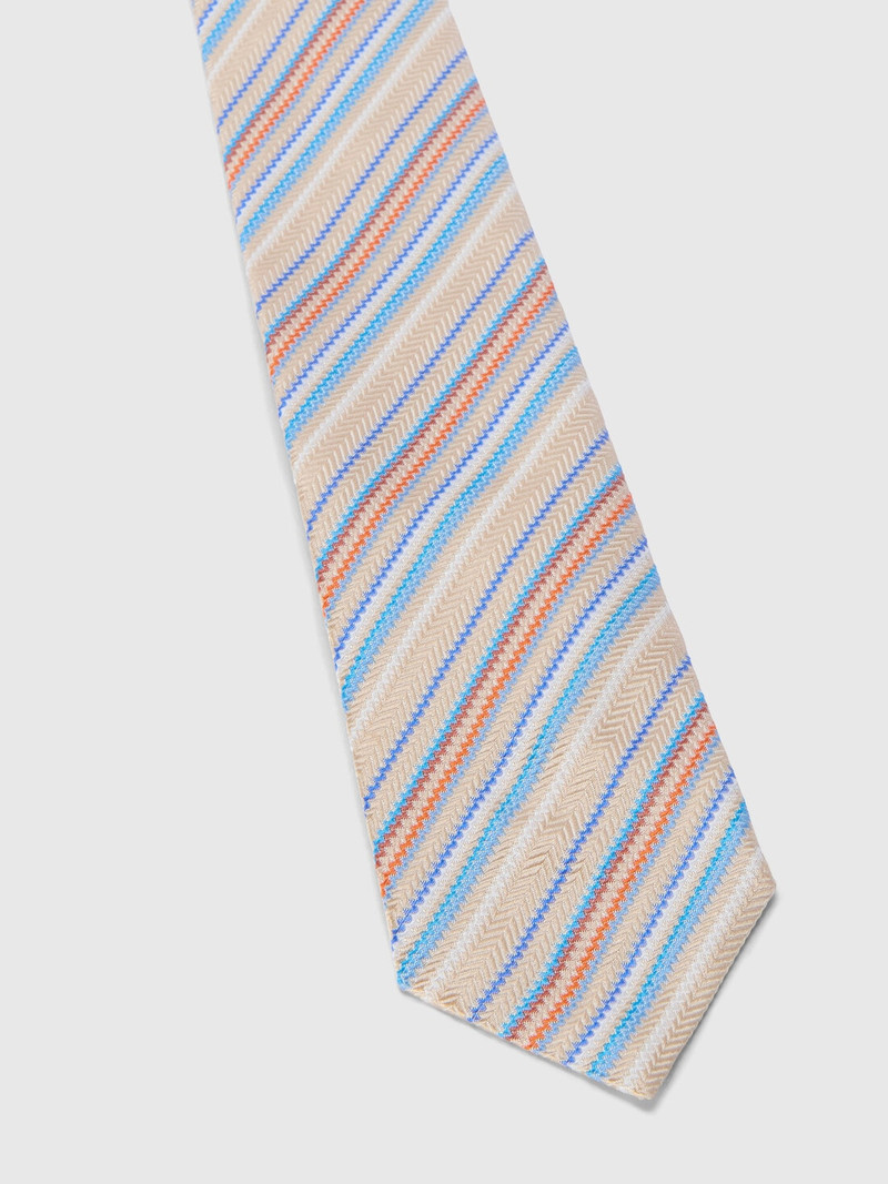 Missoni Silk tie with micro zigzag pattern outlook
